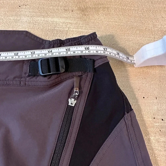 Louis Gatineau Cyclist Shorts Mens Gray Zipper Pocket Belted High Rise Shorts. - Picture 8 of 12